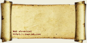 Jana Joksić vizit kartica